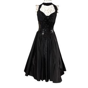 NADINE  Formal Shorter  Dress Holiday Party Size 3 Sequins